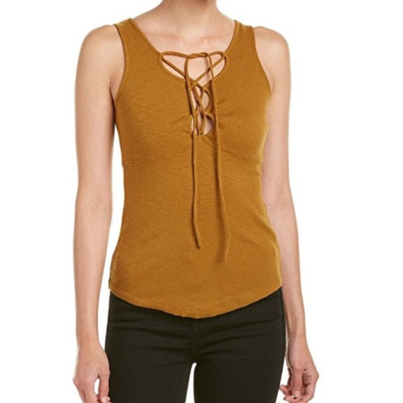 Free People Tops - Free People Emmy Lou Top Gold